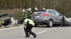 Nehoda ty aut u Neven na Plzesku