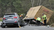 Nehoda ty aut u Neven na Plzesku