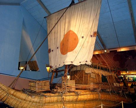 Lo  Ra II v Muzeu Kon-Tiki v norském Oslu