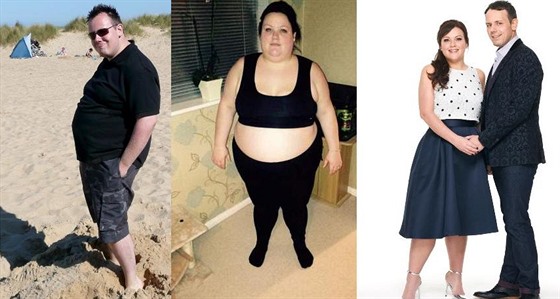 Samantha Charlesová a David Quigly dohromady původně vážili přes 300 kilo.