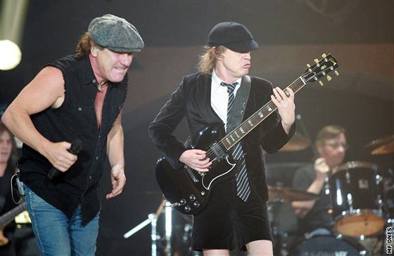 Ilustraní foto z praského koncertu australských AC/DC