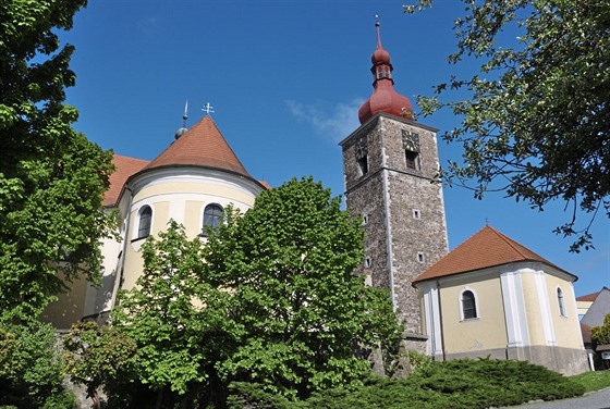 Kostel Narození svatého Jana Křtitele v Přibyslavi.