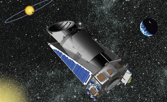Vizualizace dalekohledu Kepler