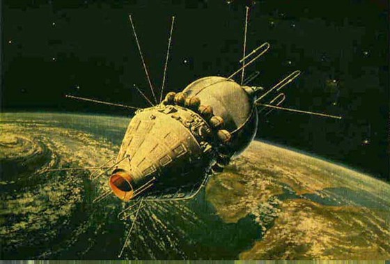 Kresba lodi Vostok