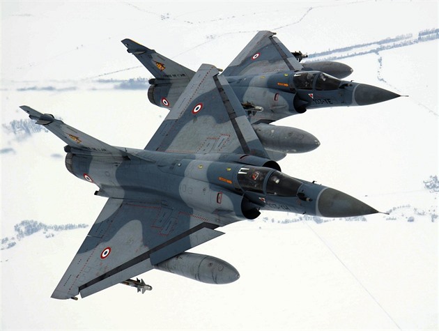 Ukrajina poprvé nasadila stíhačky Mirage, odrážely ruské drony a střely Kalibr