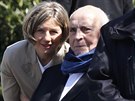 Bývalý nmecký kanclé Helmut Kohl s manelkou  Maike Kohl-Richterovou...