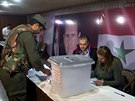 ást Sýrie ve stedu volí nové sloení parlamentu (13. dubna 2016)