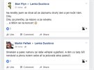 Facebookové vzkazy zpvace Lence Dusilové za její kritiku Miloe Zemana na...