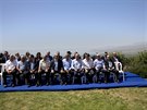 Zasedání izraelské vlády se odehrálo na Golanských výinách. (17. dubna 2016)