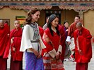 Vévodkyn z Cambridge Kate a bhútánská královna Jetsun Pema (Thimphu, 14. dubna...