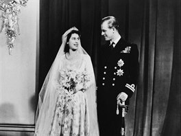 Britská princezna Alžběta a řecký a dánský princ Philip se vzali 20. listopadu...