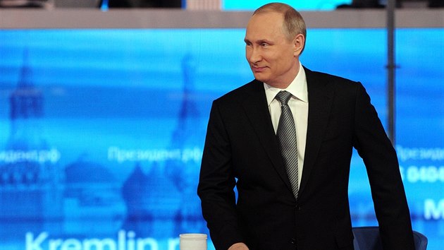 Vladimir Putin odpovd na dotazy oban (14. dubna 2016)
