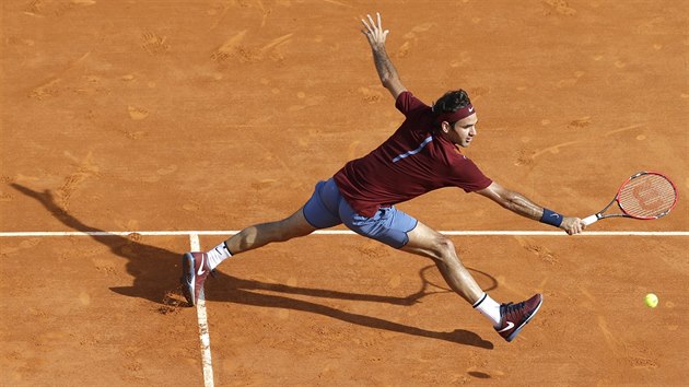 Roger Federer na turnaji v Monte Carlu