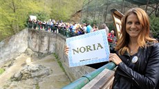 Samika ledního medvda z brnnské zoologické zahrady dostala jméno Noria....
