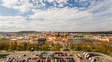 Na secesní budov Fantova domu praského Hlavního nádraí zaala rekonstrukce...