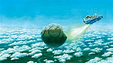 Ilustrace katapultovacího kesla kosmické lodi Vostok