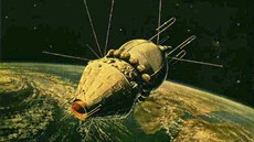 Kresba lodi Vostok
