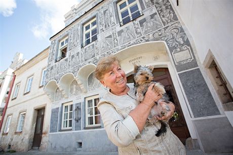 Majitelka domu na slavonickém Horním námstí, který získal ocenní Památka roku...