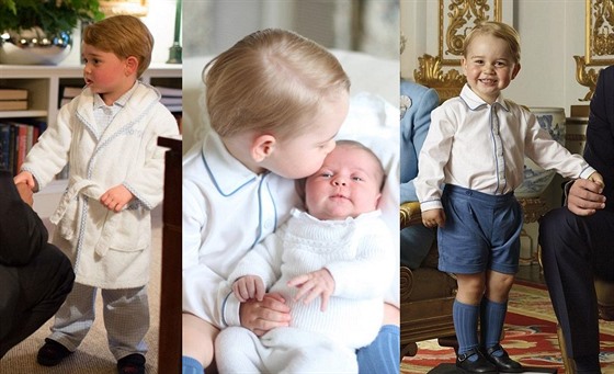 Každé oblečení malého George se v Británii stává hitem