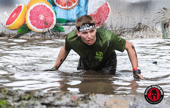 Vodní píkop na závod Spartan Race Sprint v Praze