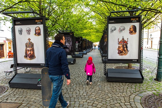 Výstava na Kampě přibližuje podobu Karla IV.