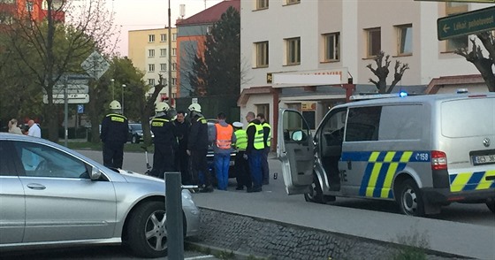 Nehoda se stala v ulici Svobody v centru Třeboně.