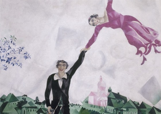 Marc Chagall: Procházka (1917-18)