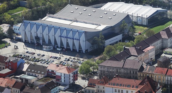 Zimní stadion v Plzni. Home Monitoring Arena.