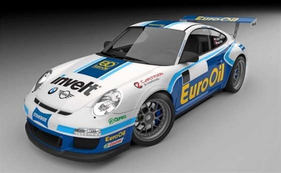 Takhle bude vypadat Porsche 911 GT3, se kterým vyrazí zítra Václav Pech na tra...
