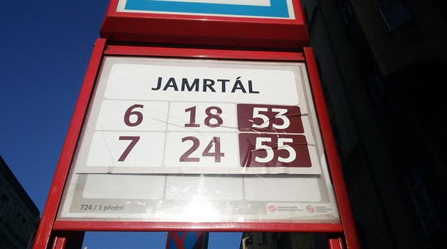 Zastávka Svatoplukova se přejmenovala na Jamrtál.