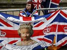 Britové slaví narozeniny královny Albty II. (21. dubna 2016)