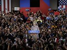 Prezidentská kandidátka Hillary Clintonová v New Yorku