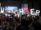 Podporovatelé Hillary Clintonové v New Yorku