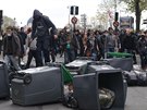 tvrtení demonstrace v Paíi a dalích francouzských mstech provázelo násilí...