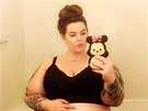 Tess Holliday msíc ped porodem svého druhého dítte