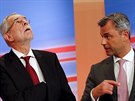 Rakoutí prezidenttí kandidáti: Alexander van der Bellen (vlevo) a Norbert...