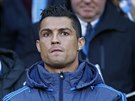 Cristiano Ronaldo kvli zranní do zápasu s Manchesterem City zasáhnout nemohl....