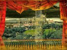 Dochovala se i podobná opona z Lipnice. Na ní je vyobrazen pohled na hrad.