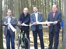 Nov otevená trasa singletrail cyklostezky na Blanensku. Podívejte se