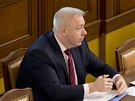 Ministr vnitra Milan Chovanec na mimoádné schzi Poslanecké snmovny k postupu...