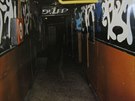 Pohled do vnitnho prostoru hudebnho klubu Sklep v Menikovov ulici v...