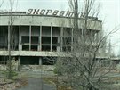 MIchal Sup fotil v okolí ernobylu panoramatickým filmovým fotoaparátem.