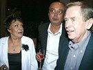 Jiina Bohdalová, Peter Kovarík a Václav Havel