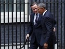 Barack Obama navtívil v Londýn britského premiéra Davida Camerona (22. dubna ...