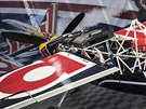 Rozebrané letadlo Martina onky bhem víkendu Red Bull Air Race ve Spielbergu.