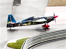 Petr Kopfstein se chystá vzlétnout bhem Red Bull Air Race ve Spielbergu.
