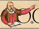 Doodle z roku 2013 u příležitosti 467. výročí narození Tycha Brahe