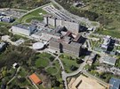 Fakultn� nemocnice Plze� - Lochot�n s nov�m heliportem.