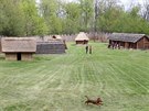 Archeopark v Chotbuzi u eskho Tna, kter provozuje Muzeum Tnska, se...