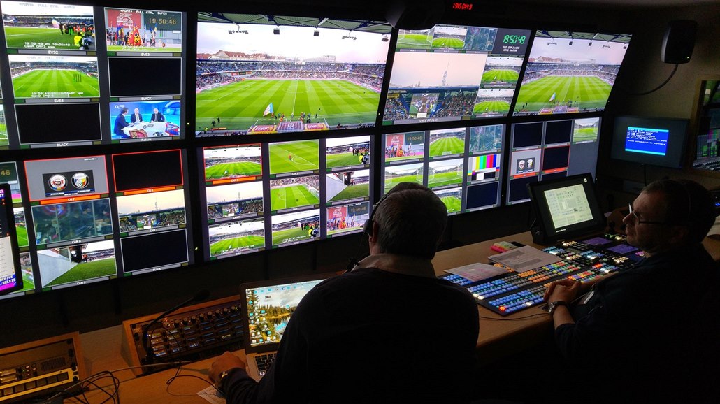 Tady vzniká hlavní mix p�ímého p�enosu na O2 Sport